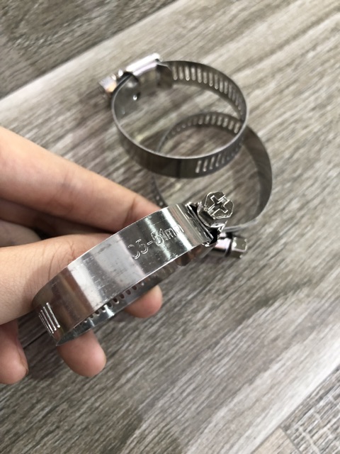 Sản phẩm gia đình làm: Phụ tùng ô tô| combo 50 cái xiết I nốc,quai nhê I nốc 35-51mm