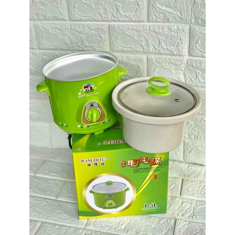 Nồi Kho Cá - Nấu Cháo Chậm,Chưng Thực Phẩm Đa Năng 1,5L-2,5L