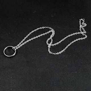 Vòng cổ Vương Nhất Bác dây chuyền xỏ vòng phong cách Hàn Quốc thời trang cá tính.