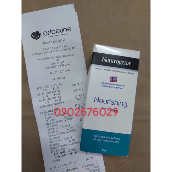 Kem Nứt Gót Chân Foot Cream Neutrogena Úc