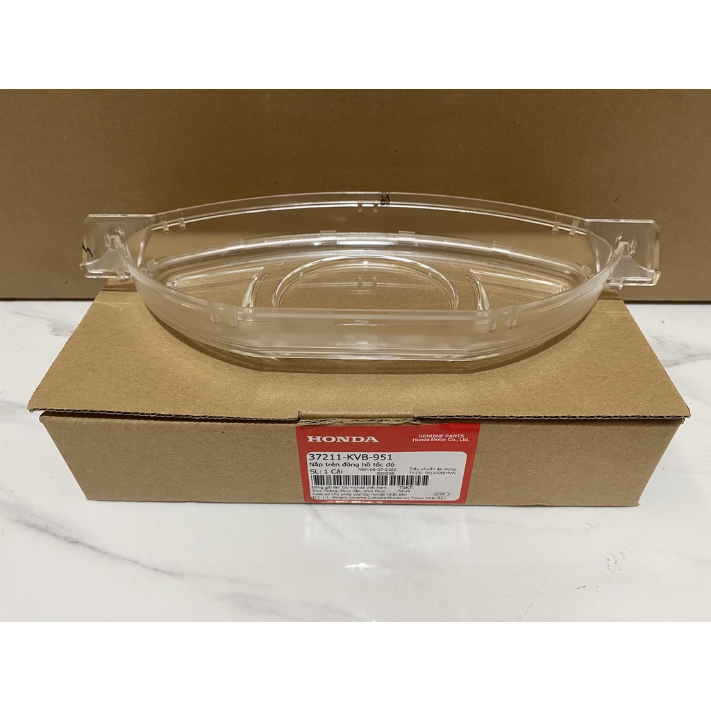 Nắp trên đồng hồ tốc độ - kính đồng hồ HONDA CLICK 110.