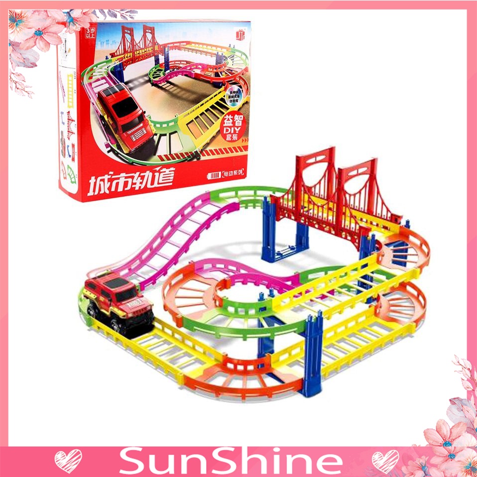 Bộ Đồ Chơi Đường Đua Ô Tô OTO25, Lắp Ráp Ghép Đường Ray Sáng Tạo Cho Bé, Phát Triển Tư Duy, Đồ Chơi Trẻ Em SunshineTOY
