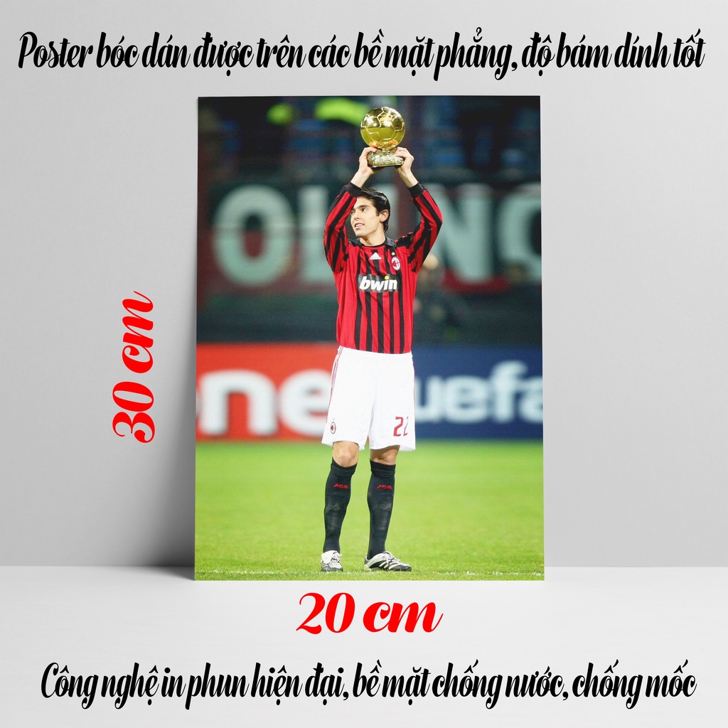 Poster Kaka, Ảnh Dán Tường Kaka Cực Đẹp, Poster Bóng Đá Có In Theo Yêu Cầu