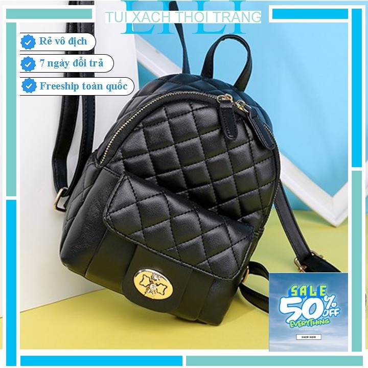 Balo mini 💖💖 Balo mini hoạ tiết trần trám mềm siêu cute!!! BL009 (có kèm video, ảnh thật)