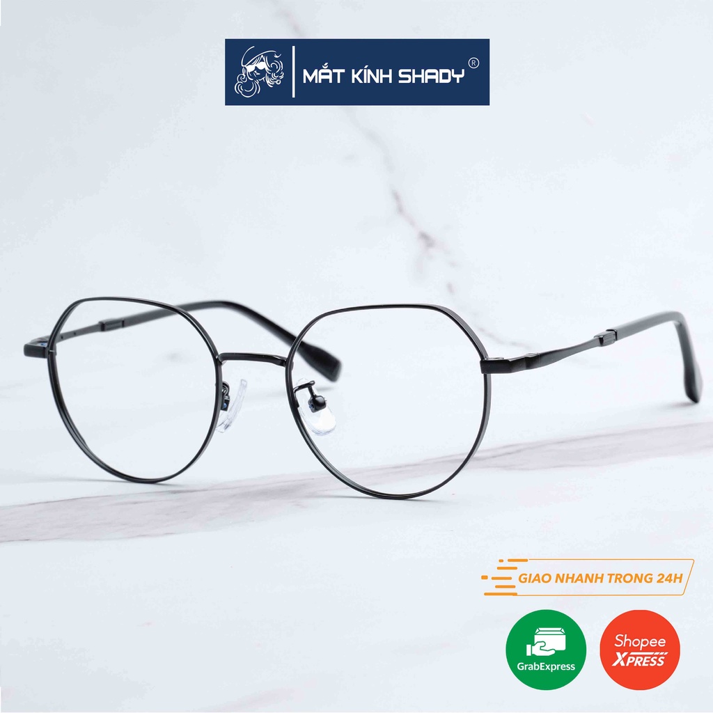 Gọng Kính Cận Hợp Kim Shady Unisex G2314 ( Nhiều màu )