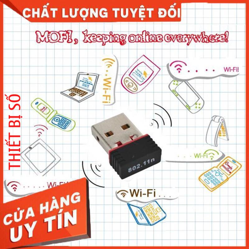 Freeship 50k USB Wifi 802.11N - Thu sóng wifi cho máy tính,laptop-dc2439