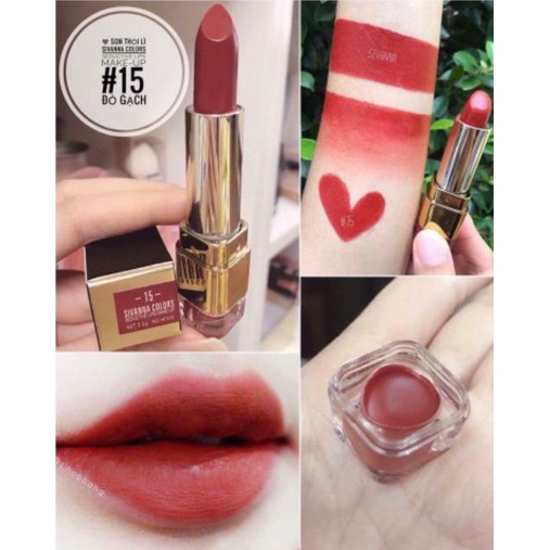 Thanh lý Không hộp Son lì Sivanna Seductive Lips Makeup HF566 3.5g