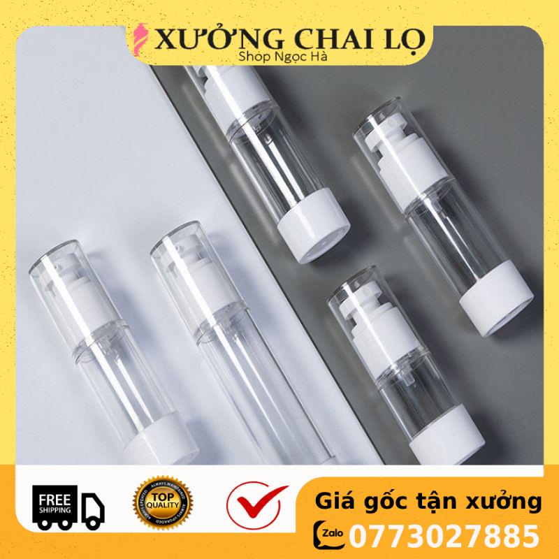 Chai Chiết Mĩ Phẩm ❤ GIÁ RẺ NHẤT ❤ [30ml] Chai nhựa xịt giọt hút chân không chiết mỹ phẩm , phụ kiện du lịch