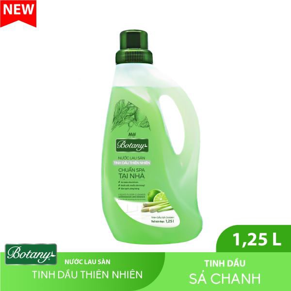 NƯỚC LAU SÀN BOTANY TINH DẦU SẢ CHANH 1.25L