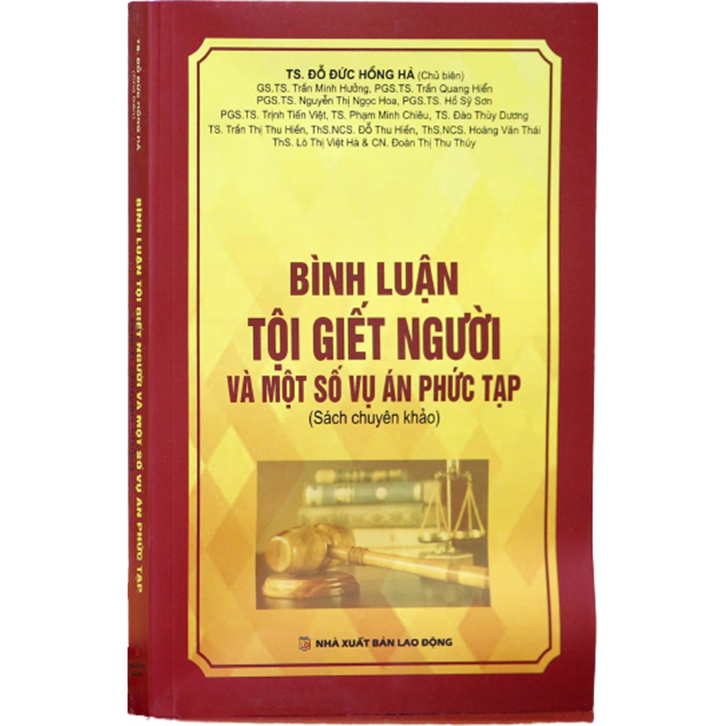 Sách - Bình luận tội giết người và một số vụ án phức tạp