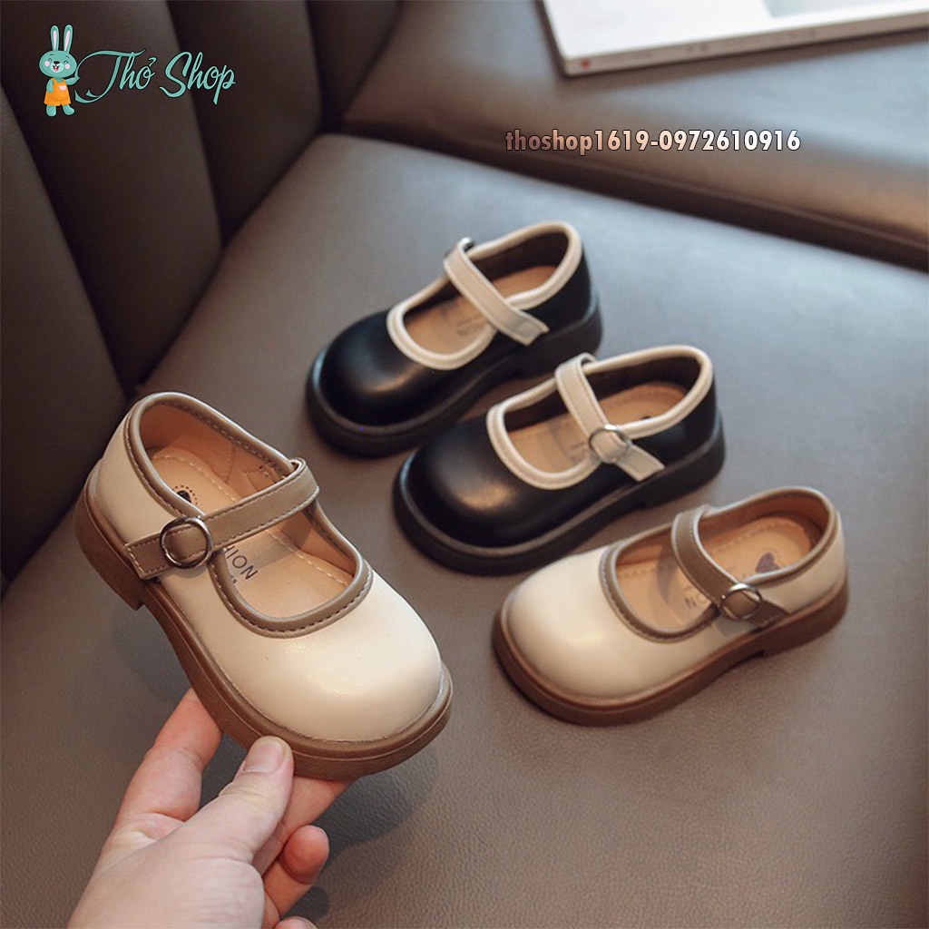 Giày Búp Bê vintage cho bé gái chất siêu mềm,đế đẹp