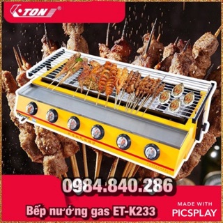 Bếp nướng gas 6 đầu đốt ETON ET-K233