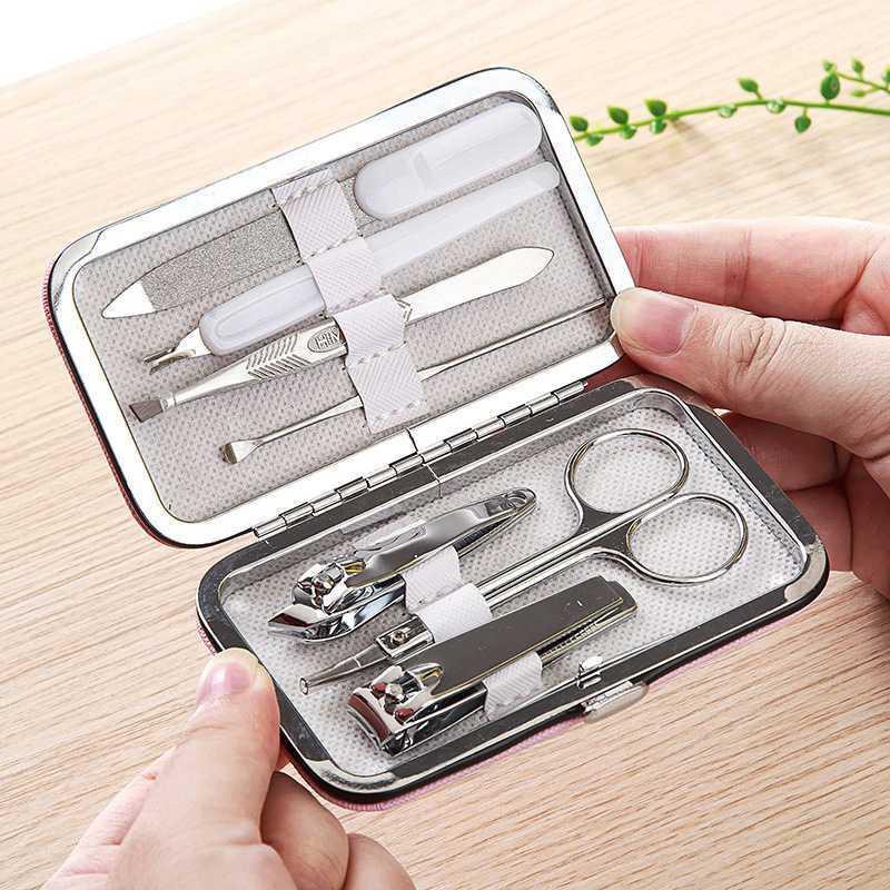 Bộ làm móng tay 8 món thép dày không gỉ