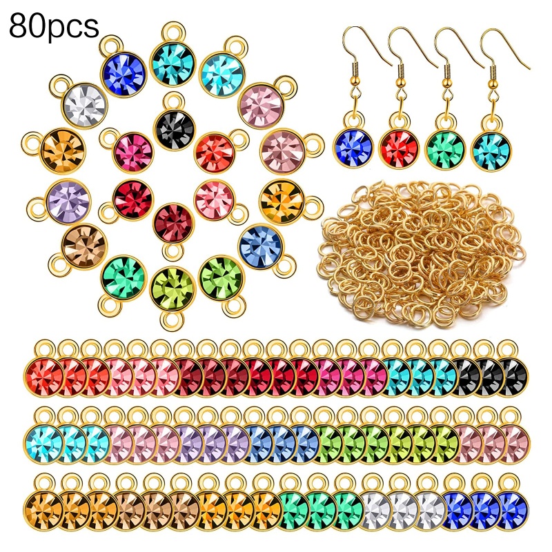 Mặt Dây Chuyền Bằng Đá Sinh Nhật Kích Thước 10x7mm