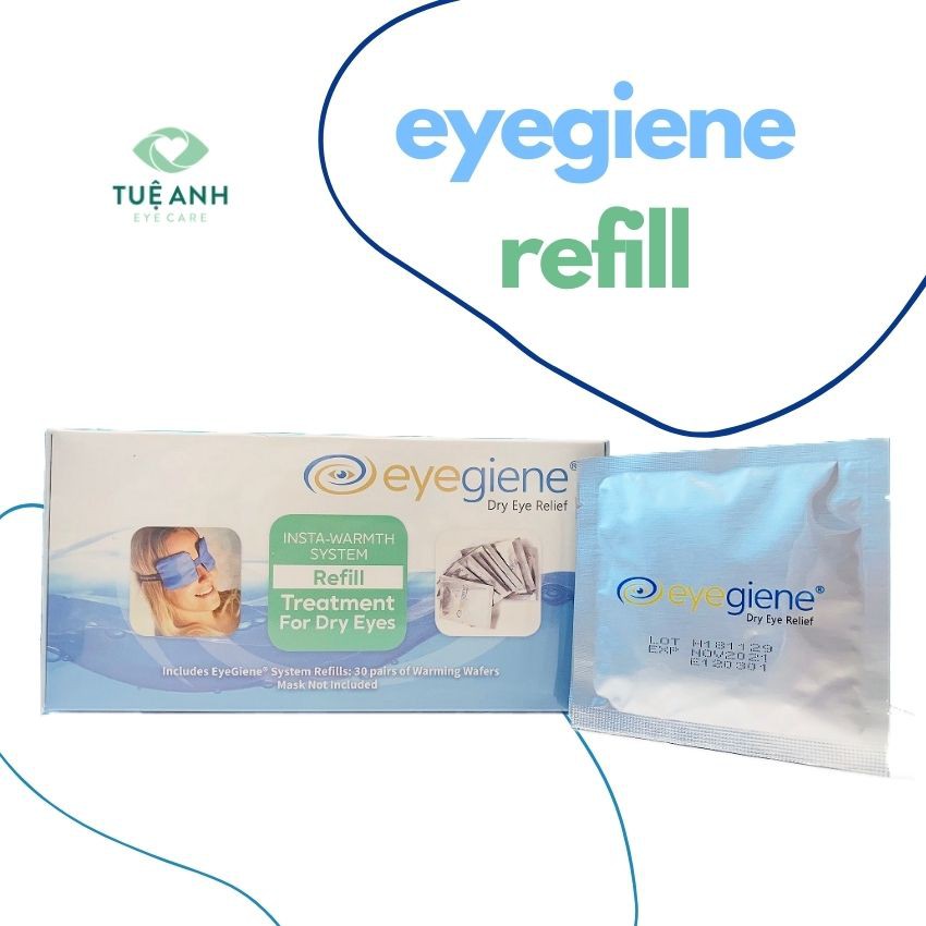 BỘ CHƯỜM ẤM MẮT EYEGIENE - USA – GIẢI PHÁP TUYỆT VỜI CHO KHÔ MẮT-VIÊM TUYẾN BỜ MI-CHẮP-MỎI MẮT