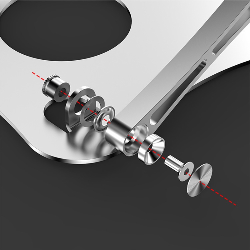 Giá Đỡ Laptop / Máy Tính Bảng Bằng Hợp Kim Nhôm Có Thể Điều Chỉnh Tiện Dụng