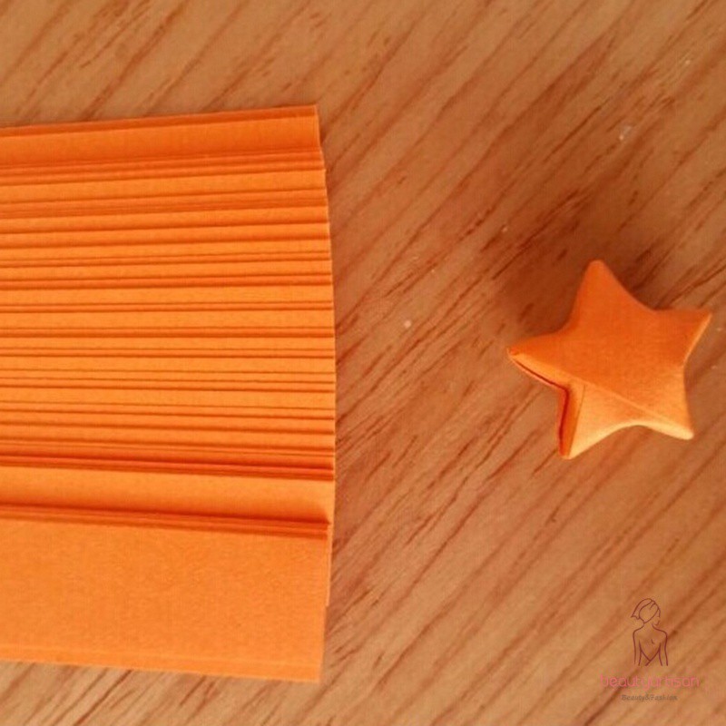 Túi giấy Origami gấp ngôi sao may mắn