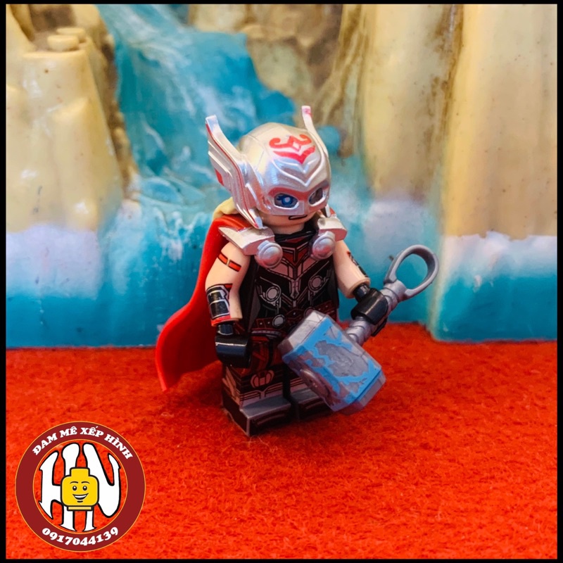 Đồ Chơi Xếp Hình - Lắp Ráp Minifigure Thor4 - Love And Thunder - WM6146 - Hàng Cao Cấp - Marvel !