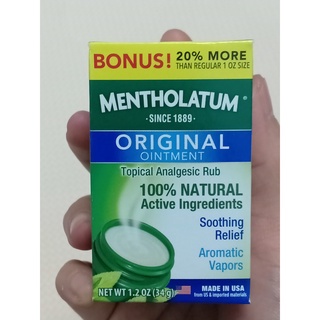 Dầu cù là mentholatum 100% natural 34g