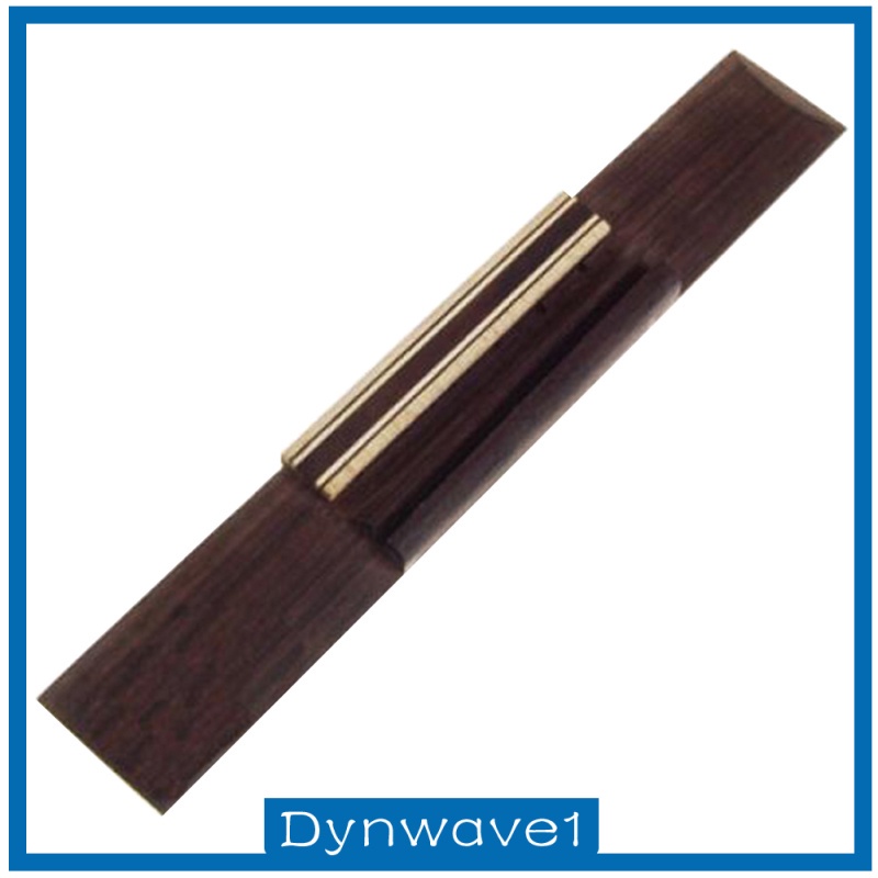 [DYNWAVE1] Classic Rosewood Guitar Bridge for Acoustic Electric Guitars Replacement