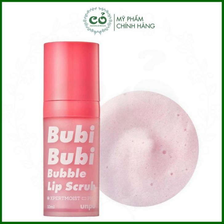 Gel sủi bọt tẩy tế bào chết môi Unpa Bubi Bubi Lip G54