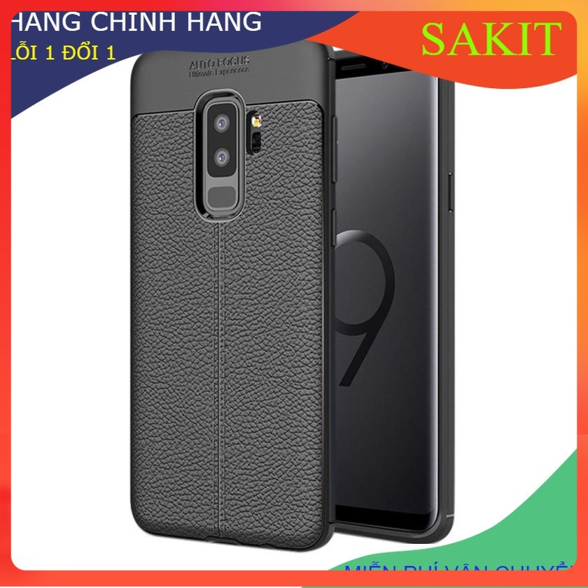 ỐP LƯNG VÂN DA CAO CẤP AUTO FOCUS CHO samsung S9, samsung S9 PLUS ( S9+ ), samsung s8 S8 Plus ( S8+). )