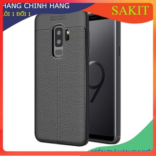 Ốp lưng vân da cao cấp auto focus cho samsung s9, samsung s9 plus , samsung s8 s8 plus . )