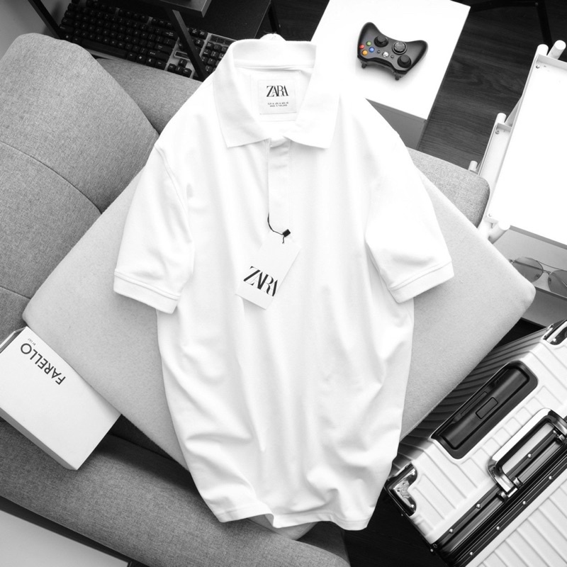 Áo thun nam polo ZR nhiều màu thun cao cấp co giản thấm hút tốt
