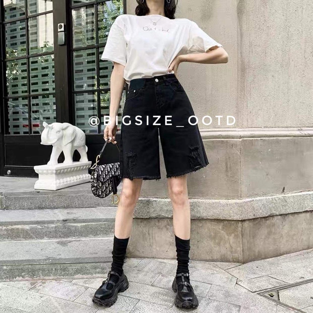 Ngố cotton rách túi nhỏ bigsize(ảnh thật trải sàn)