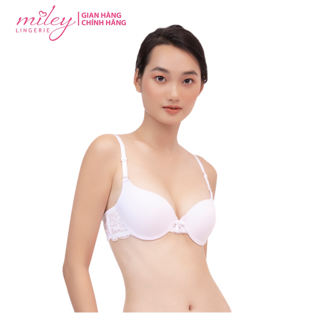 [DEAL SỐC 1K] Áo Ngực Có Gọng Mút Vừa Cúp Tròn Lưng Ren Miley Lingerie BRM_002