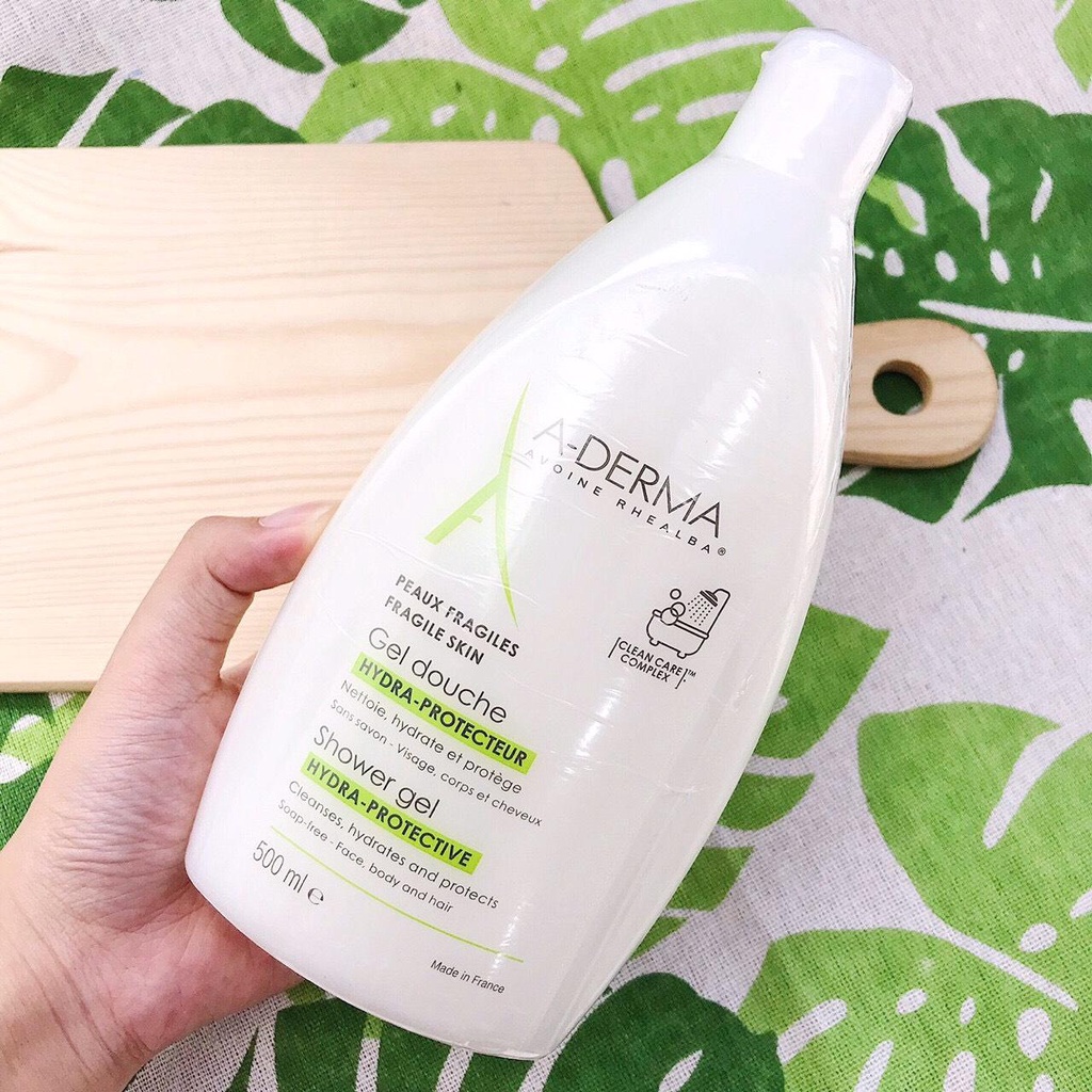 Sữa Tắm Giảm Mụn Lưng A-derma Gel Moussant Apaisant 500ml