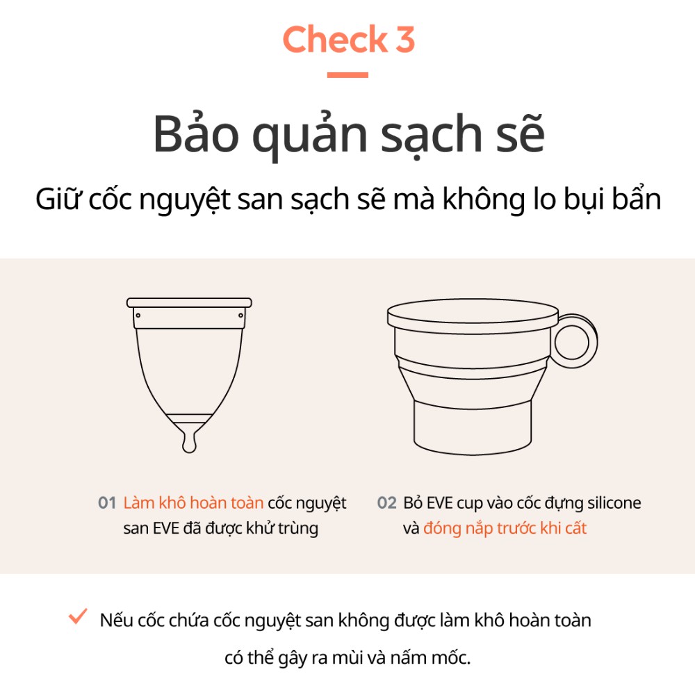 EVE Cup case l Silicon Case l Hộp bảo quản cốc sinh lý l Hộp bảo quản vệ sinh l Rửa sạch l Bảo vệ khỏi vi khuẩn