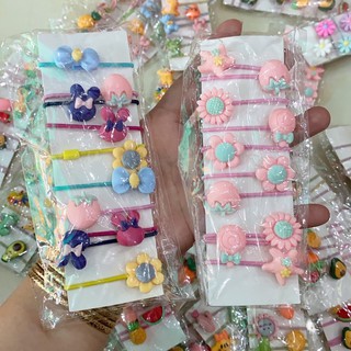 Set cột tóc nhiều hình siêu cute