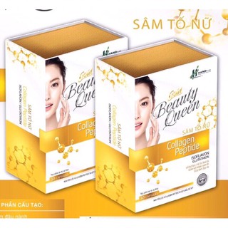 Viên uống colagen Gold Beauty Quen giúp trắng da sáng hồng tự nhiên