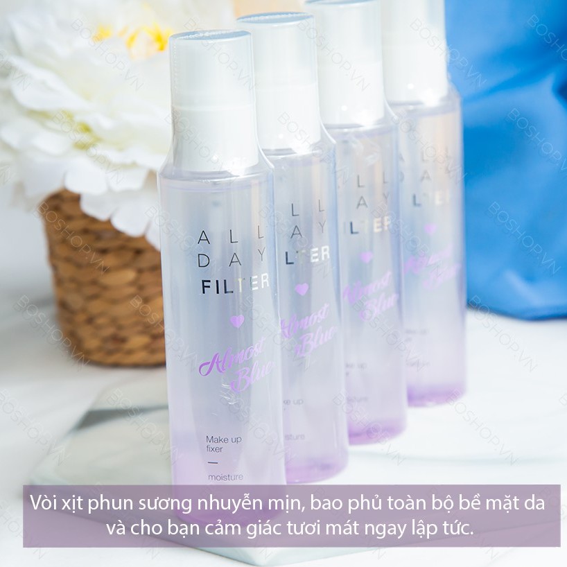 XỊT KHÓA MAKEUP ARITAUM ALL DAY FILTER 110ML ALMOST BLUE EDITION CHÍNH HÃNG - 5406