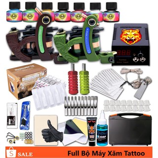  BỘ MÁY XĂM TATTOO 22 CHI TIẾT 