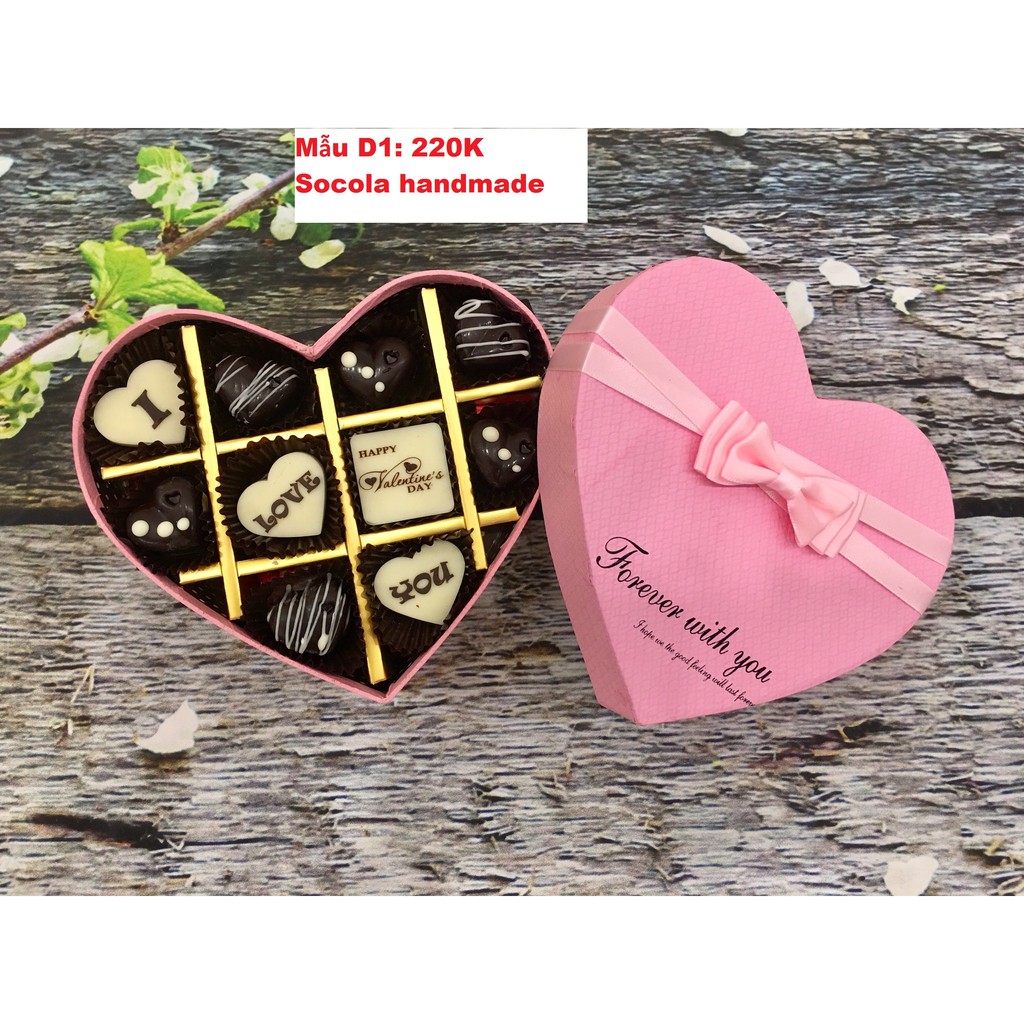 Socola Valentine Handmade (Viết chữ theo yêu cầu)