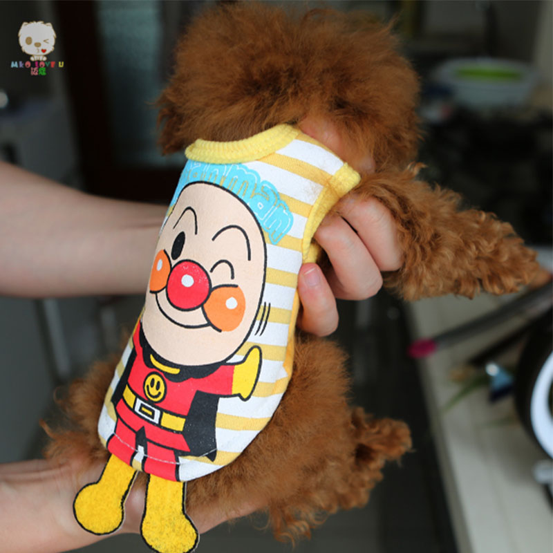 Áo Len Lông Cừu Họa Tiết Hoạt Hình Anpanman Cho Thú Cưng