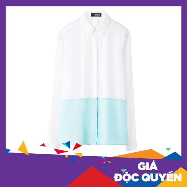 [Mã FASHIONMALLT4 giảm 15% đơn 150k] Áo kiểu nữ The cosmo Colour block blouse TC2001011 | BigBuy360 - bigbuy360.vn