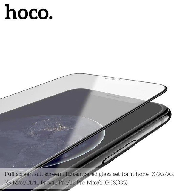 {GIÁ CỰC SỐC}Kính Cường Lực Full Hoco G5 Cho Các Dòng Iphone Chính Hãng