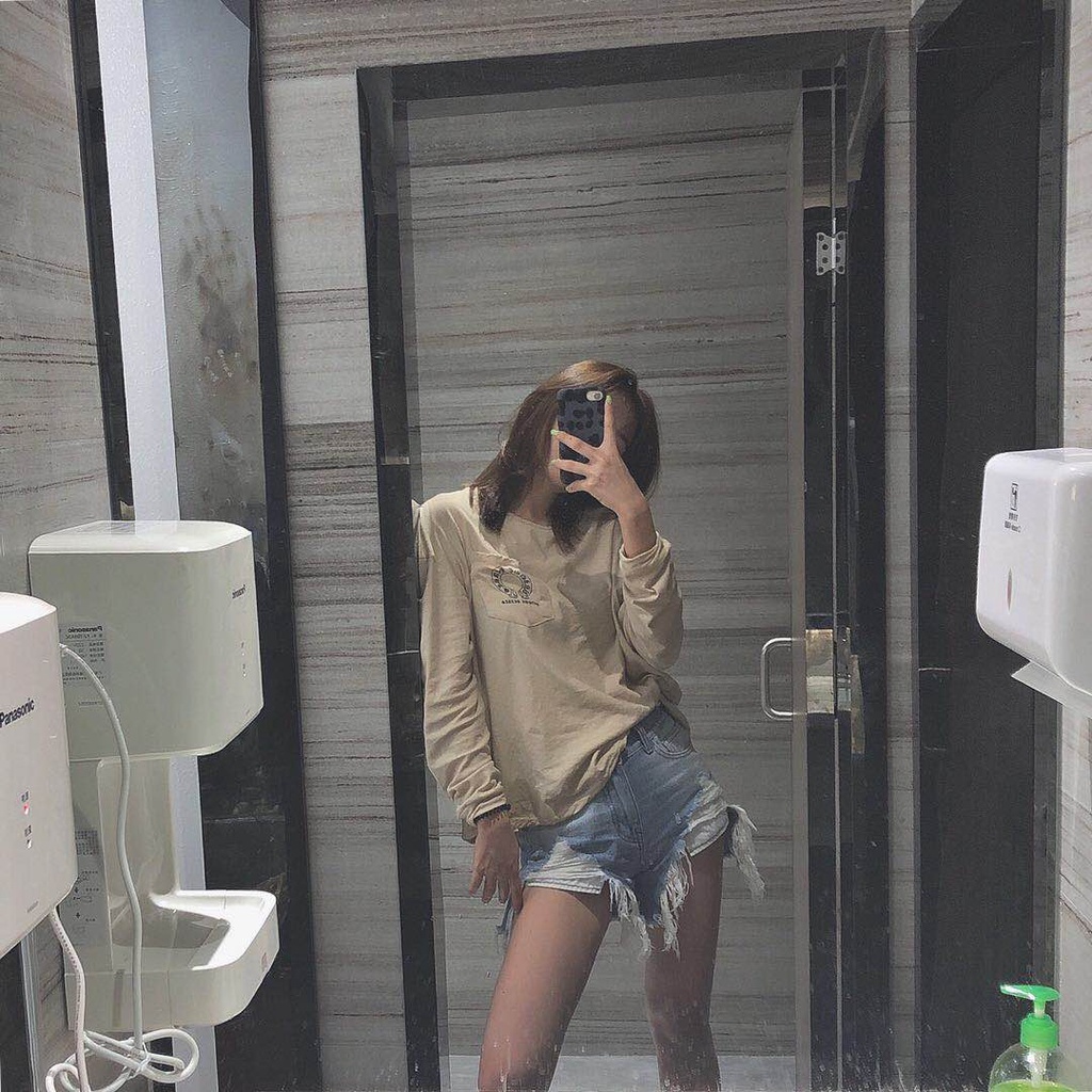 HUANG YOYO Quần Short Jeans Rách Viền Rách Thời Trang Cho Nữ | BigBuy360 - bigbuy360.vn