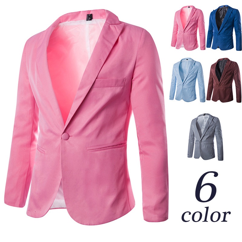 Áo khoác blazer phối nút thiết kế thời trang cho nam | BigBuy360 - bigbuy360.vn