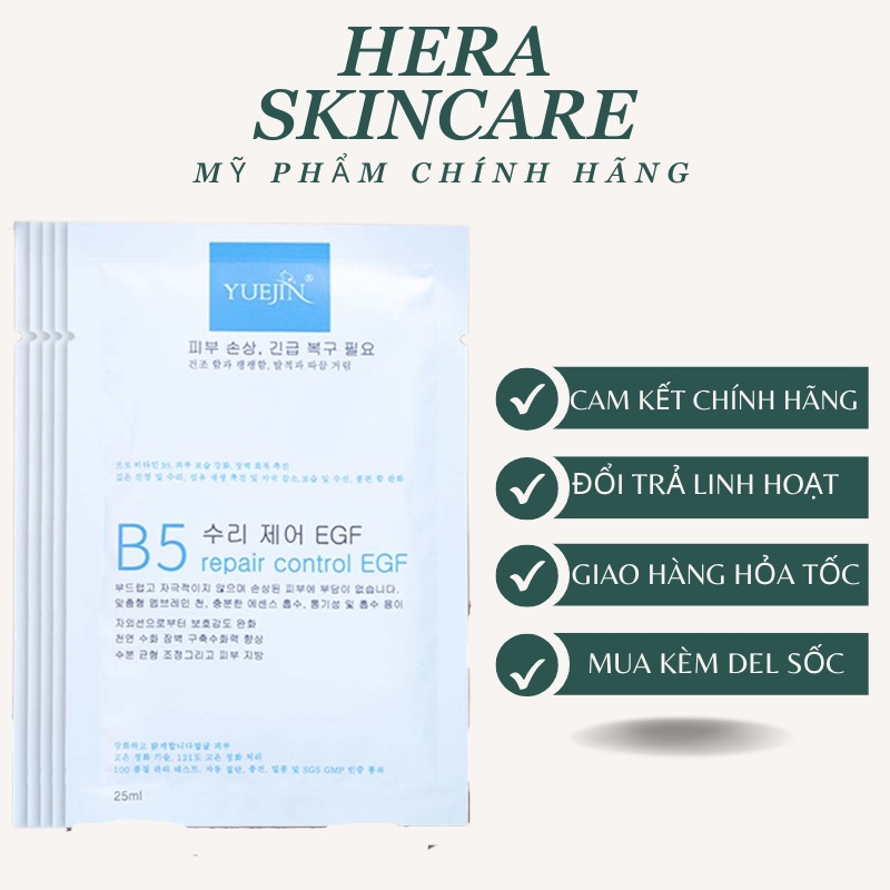 Mặt Nạ Phục Hồi Cấp Ẩm Yuejin B5 Repair Control EGF Phục Hồi Da Tổn Thương, Treatment, Nhạy Cảm