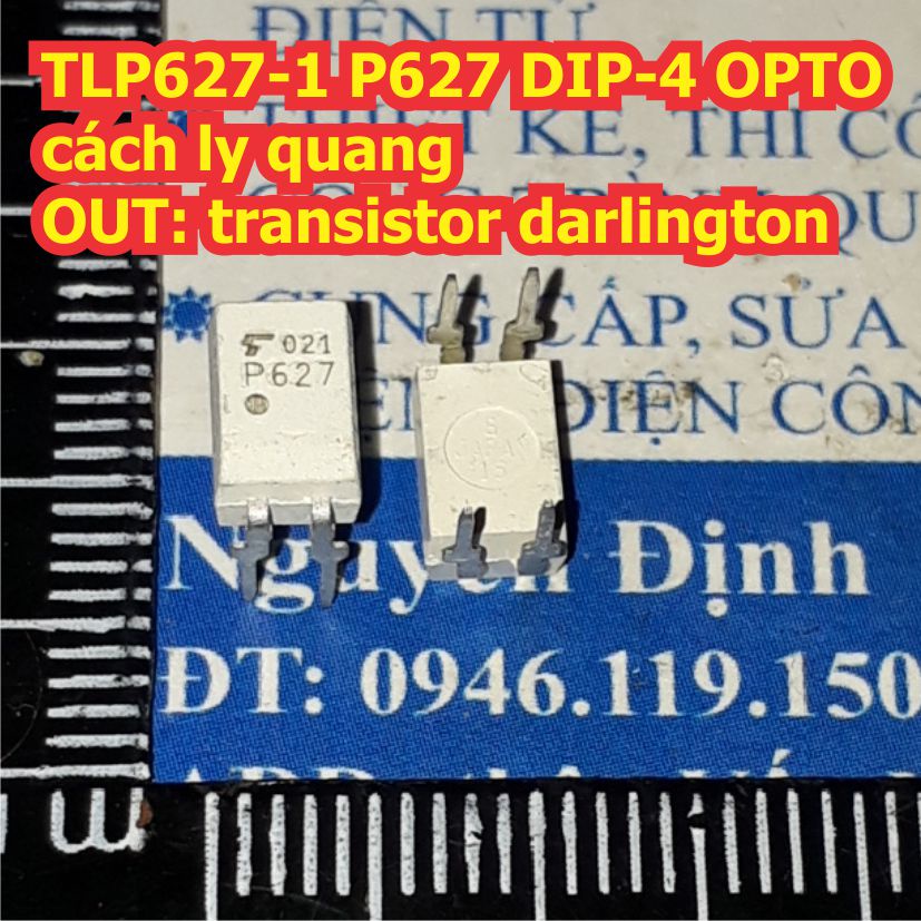 5 con TLP627-1 P627 DIP-4 OPTO cách ly quang OUT: transistor darlington kde8091