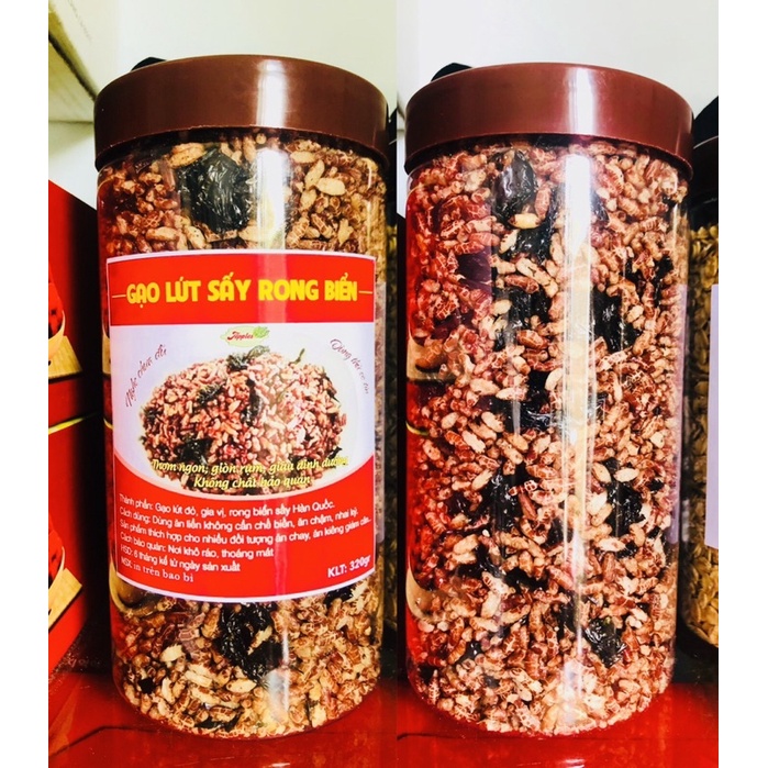 Gạo Lứt Sấy Rong Biển Thơm Ngon Chất Lượng-Chay Mặn Đều Dùng Được