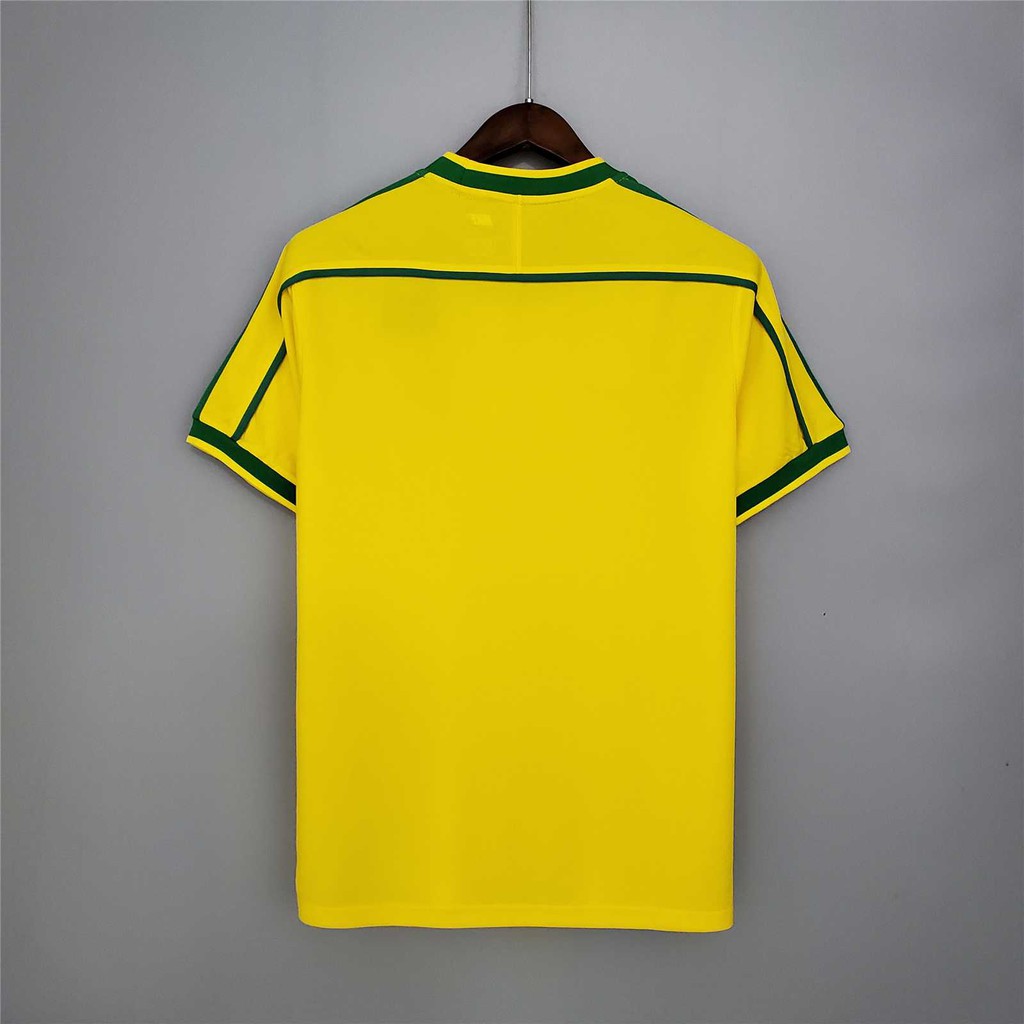Áo Bóng Đá Đội Tuyển Brazil 1998 Phong Cách Retro