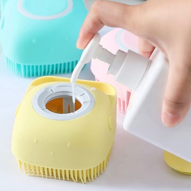 Bàn Chải Tắm Cho Chó Mèo