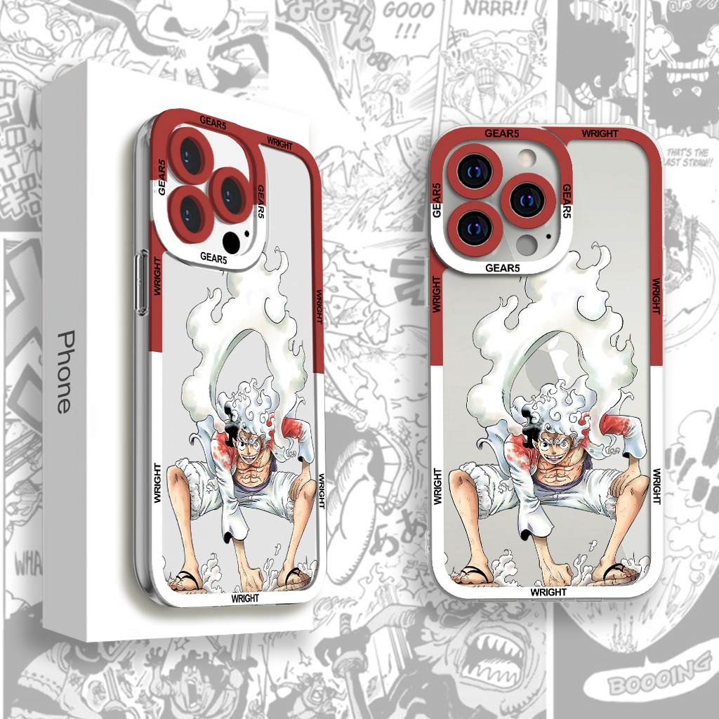 Ốp lưng iphone cạnh vuông Luffy One Piece Wrightcase 6plus/7/8/8plus/x/xs/11/12/pro/max/plus/promax