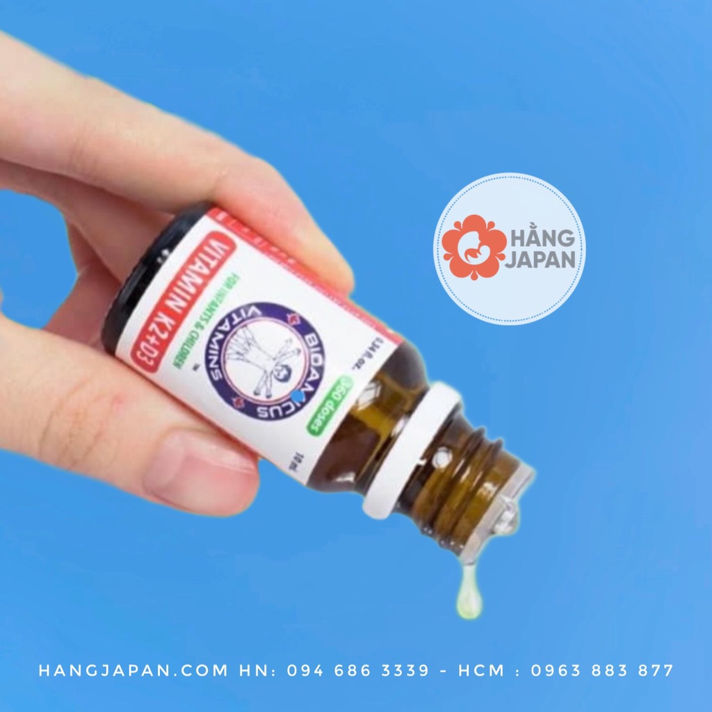 Men vi sinh 10 chủng BioAmicus Complete & Vitamin K2+D3 10 ml cho bé