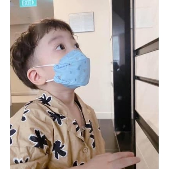 Khẩu Trang Cho Bé 4D KF94 Hoạ Tiết Bé
